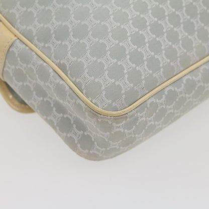 Celine Macadam Canvas Shoulder Bag Light Blue  ar7070