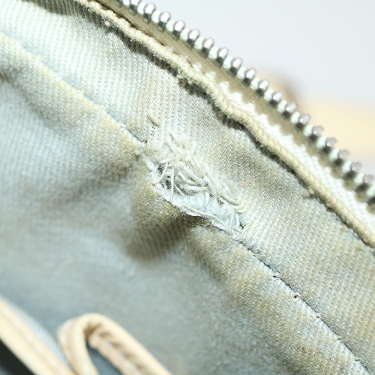 Celine Macadam Canvas Shoulder Bag Light Blue  ar7070