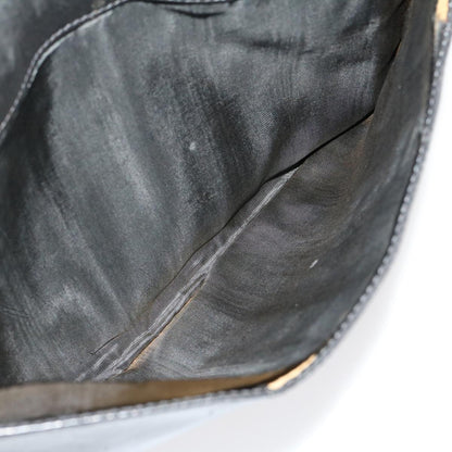 Celine Clutch Bag Leather Black  ar7220