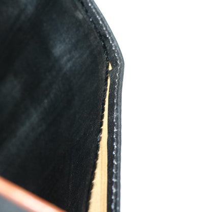 Celine Clutch Bag Leather Black  ar7220