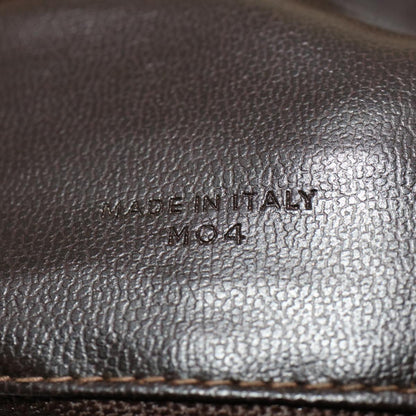 Celine Macadam Canvas Boston Bag Coated Canvas Brown  bs6013