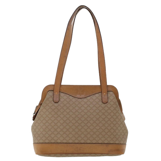 Celine Macadam Canvas Pouch Shoulder Bag 2Set Beige  bs6571
