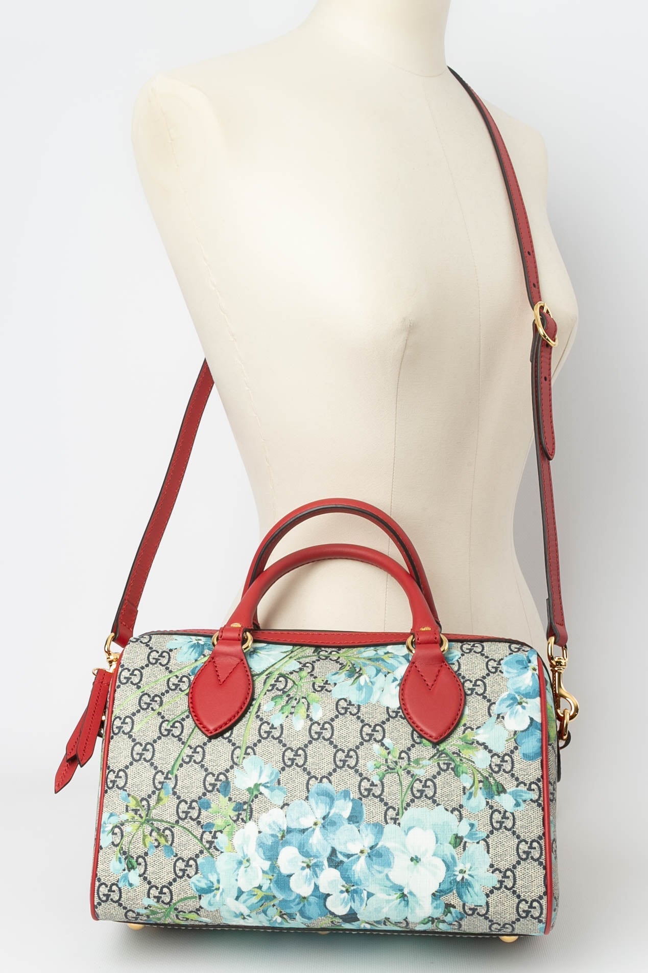 Sac à main Bowling en toile monogrammée Gucci
