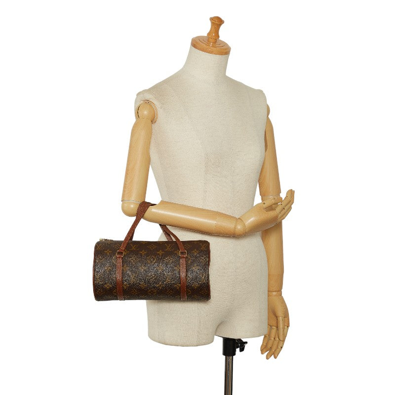 Louis Vuitton Monogram Papillon 26 (Old) Handbag M51366 Brown PVC Leather  Louis Vuitton