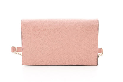 Gucci Pink Leather Interlocking G Cross-Body