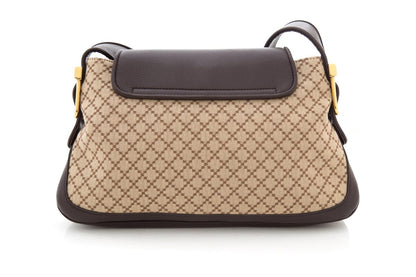 Gucci Vintage Brown Damen Canvas Handbag