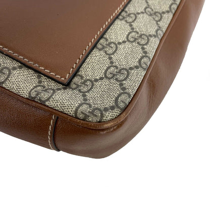 GUCCI - Padlock Mini Monogram Brown Top Handle - Crossbody / Shoulder Bag