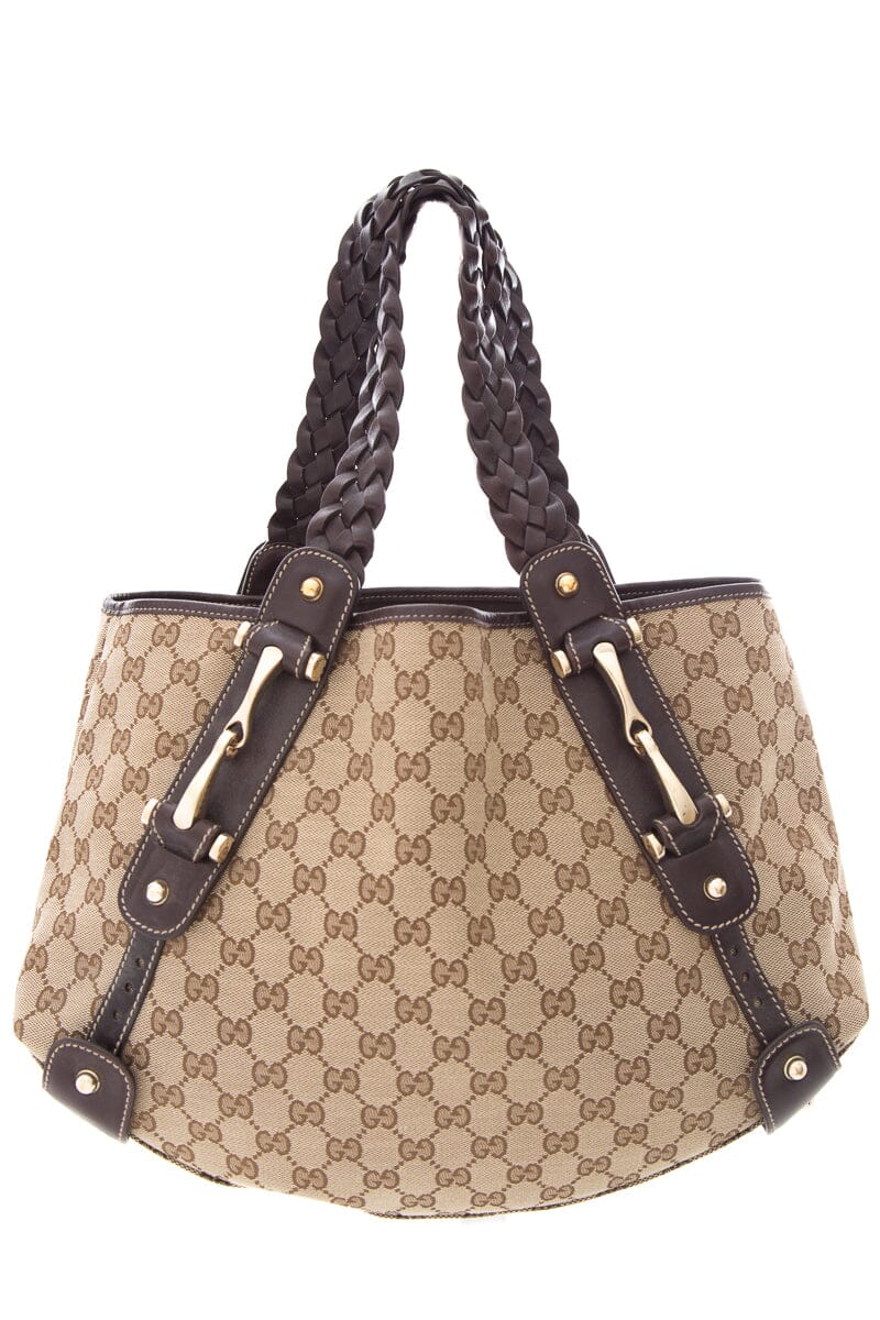 Gucci Brown Monogram Pelham Hobo Handbag
