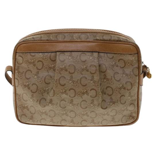 Celine C Macadam Canvas Shoulder Bag Beige  ep906