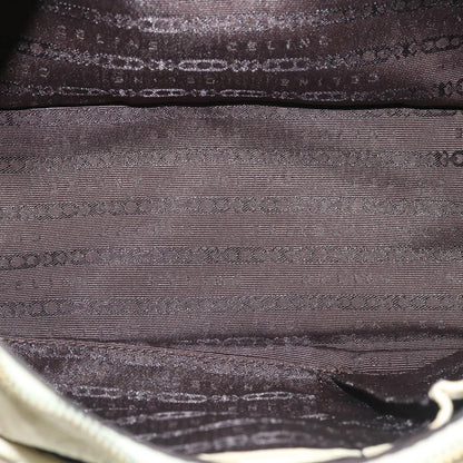 Celine Macadam Canvas Shoulder Bag Beige  fm1927