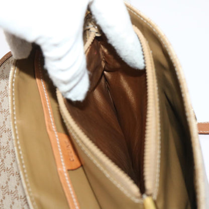 Celine Macadam Canvas Shoulder Bag Beige  fm2486