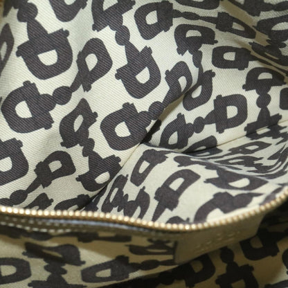 GUCCI Sherry Line GG Canvas Tote Bag Canvas Beige Gold Brown 139260  am626g