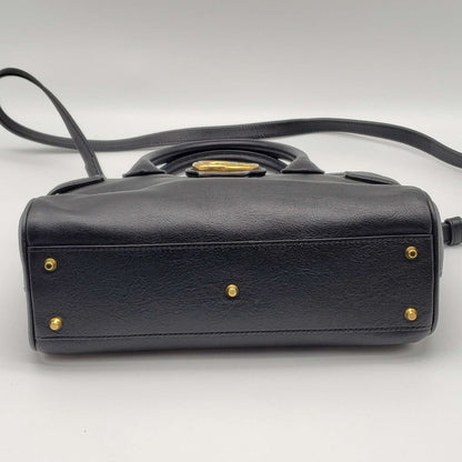 Gucci Calfskin New Sakai Lux Small Dahkia Top Handle Shoulder Bag