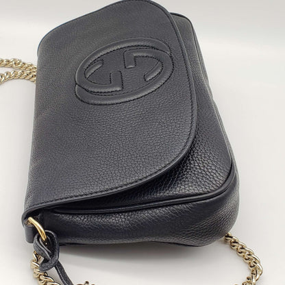 Gucci GG Soho on Chain Crossbody Shoulder Bag