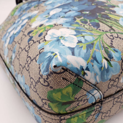 Gucci Reversible Bloom Medium Tote Blue Shoulder Bag