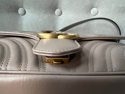 Gucci GG Dusty Pink Marmont Small Shoulder Bag (RRP £1800)