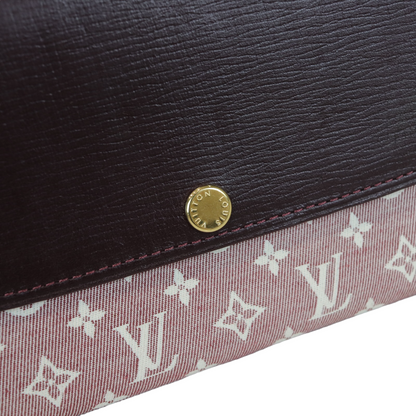 Louis-Vuitton Mini lin long Wallet
