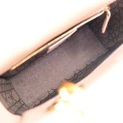 Christian Dior Lambskin My ABCDior Lady Dior Dark Beige Gold Hardware