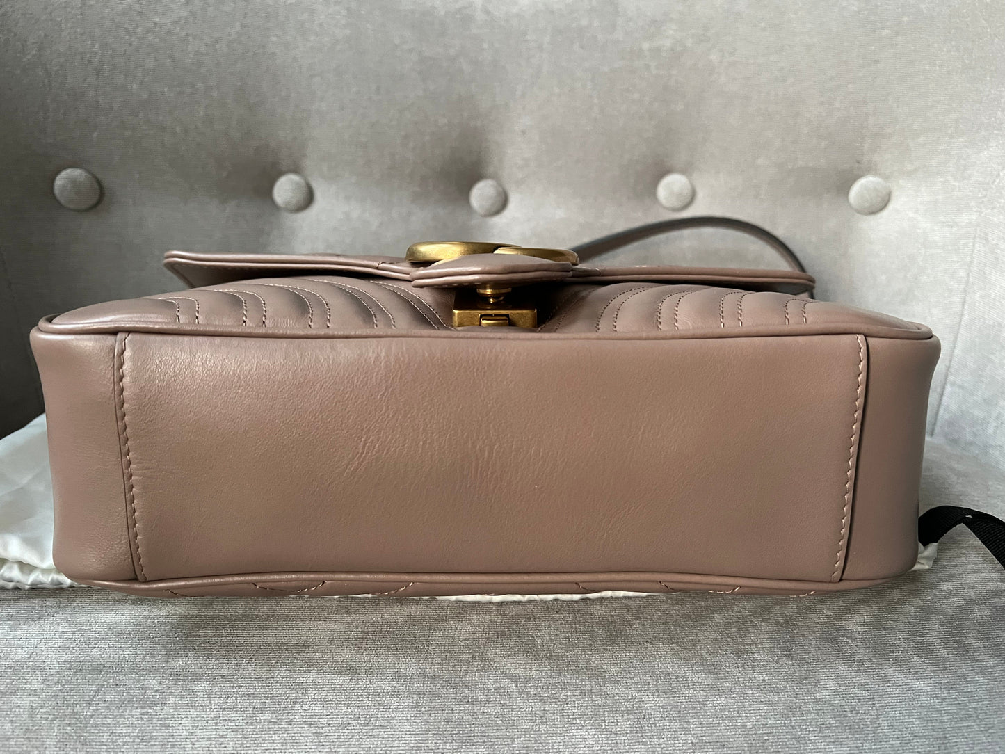 Gucci GG Dusty Pink Marmont Small Shoulder Bag (RRP £1800)