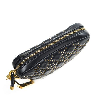 Dior Studded Lambskin Diorquake Clutch Bag