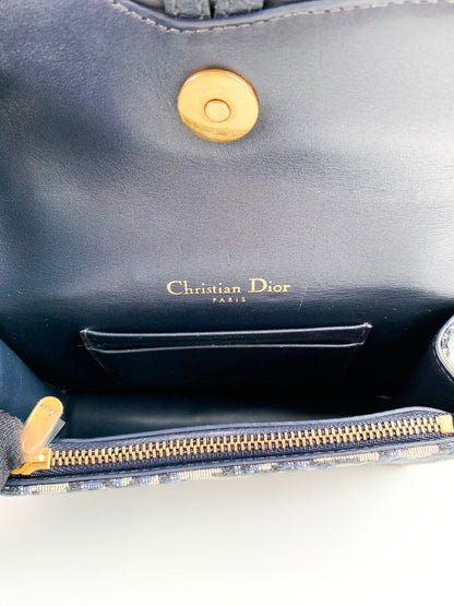 Dior Oblique Saddle Navy Belt Bag