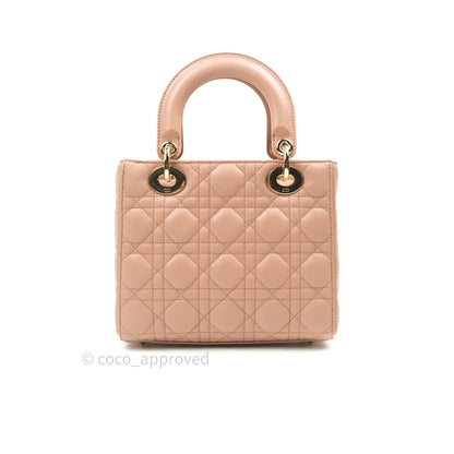 Christian Dior Lambskin My ABCDior Lady Dior Fard Gold Hardware