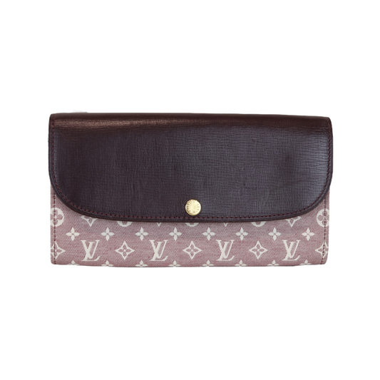 Louis-Vuitton Mini lin long Wallet