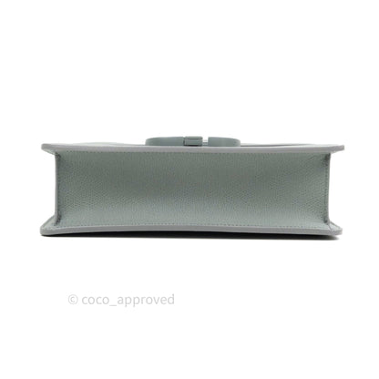 Christian Dior Grained Calfskin Montaigne Flap 30 Ultramatte Gray