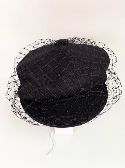Dior Black Arty Veil Cotton Cap⁣⁣