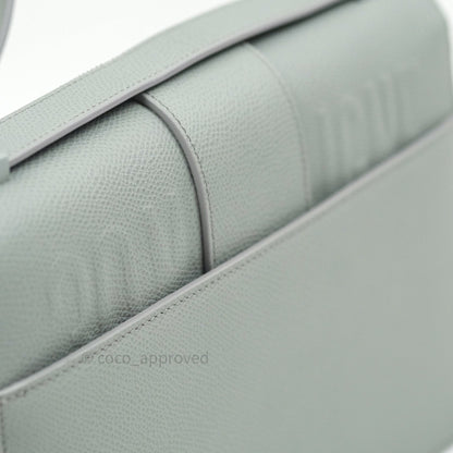 Christian Dior Grained Calfskin Montaigne Flap 30 Ultramatte Gray