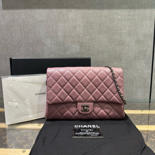 Chanel CF Classic Flap Caviar Bag Pink xxcm