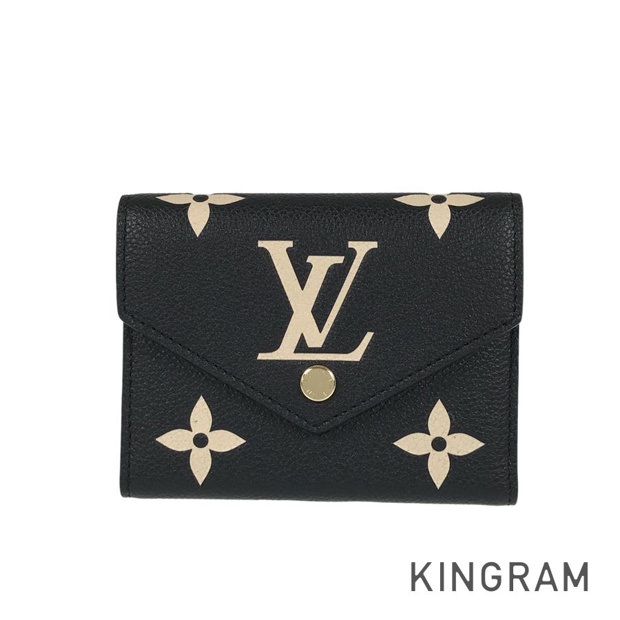 LOUIS VUITTON Monogram Empreinte Portefeiulle Victorine By color Tri-fold wallet