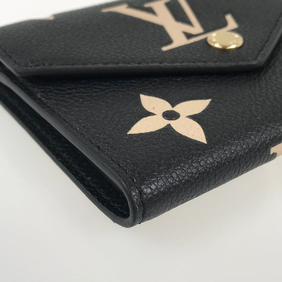 LOUIS VUITTON Monogram Empreinte Portefeiulle Victorine By color Tri-fold wallet