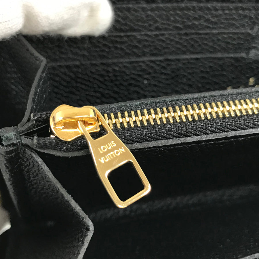 LOUIS VUITTON Monogram Empreinte Portefeuille Clemence M60171 Long wallet Round zipper