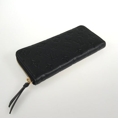 LOUIS VUITTON Monogram Empreinte Portefeuille Clemence M60171 Long wallet Round zipper