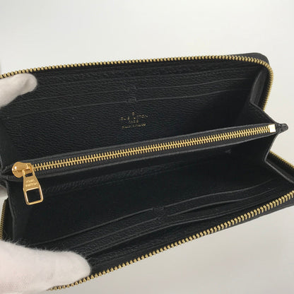 LOUIS VUITTON Monogram Empreinte Portefeuille Clemence M60171 Long wallet Round zipper