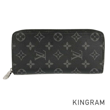 LOUIS VUITTON Monogram Eclipse Zippy Wallet Vertical M62295 Long wallet Round zipper