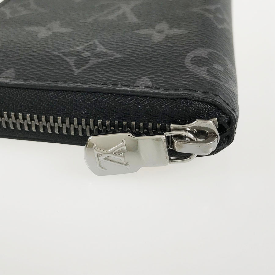 LOUIS VUITTON Monogram Eclipse Zippy Wallet Vertical M62295 Long wallet Round zipper