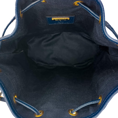 Gucci Kaleidoscope 100 Leather Canvas Bucket Bag