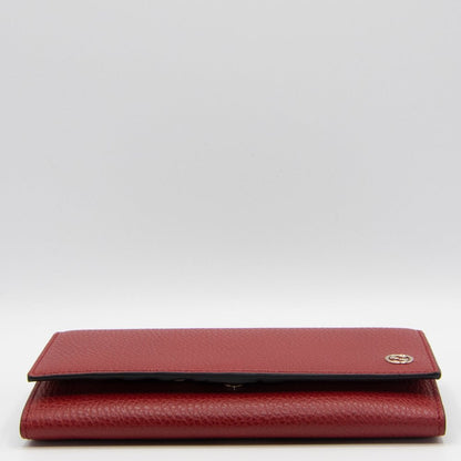 Gucci Red Leather GG Interlocking 449279