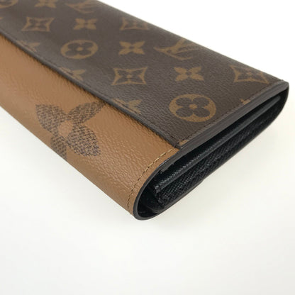 LOUIS VUITTON Monogram Giant Reverse Portefeiulle Sarah M80726 Long wallet Folding cover lid
