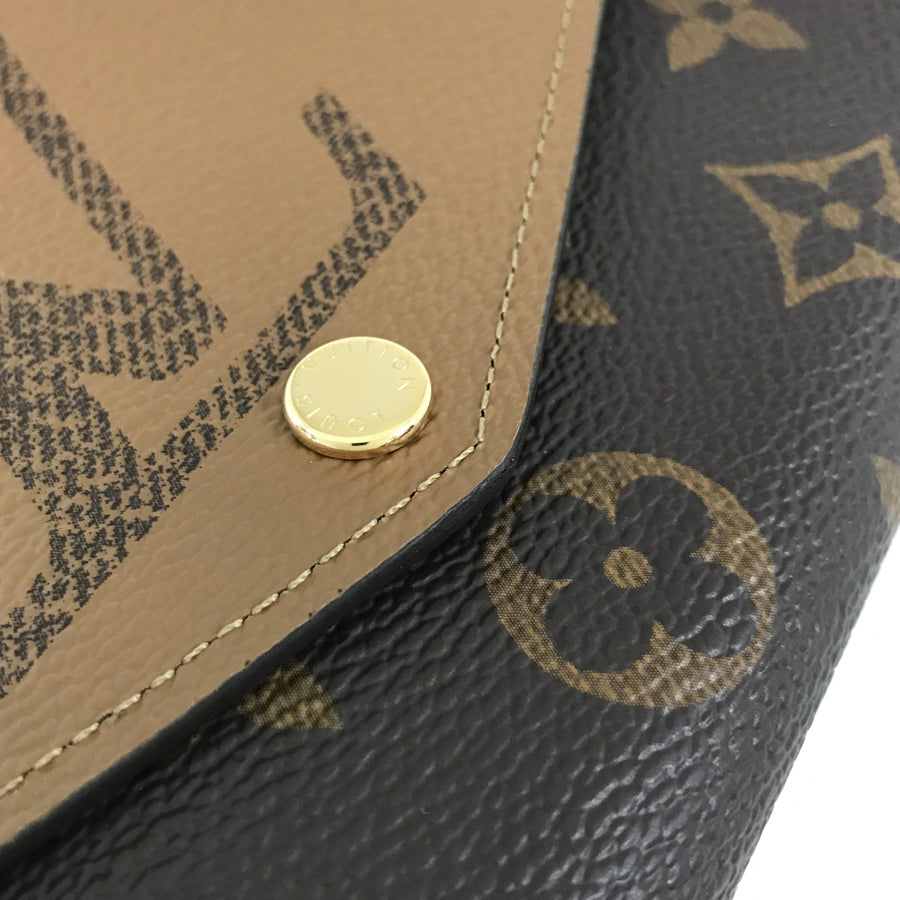 LOUIS VUITTON Monogram Giant Reverse Portefeiulle Sarah M80726 Long wallet Folding cover lid