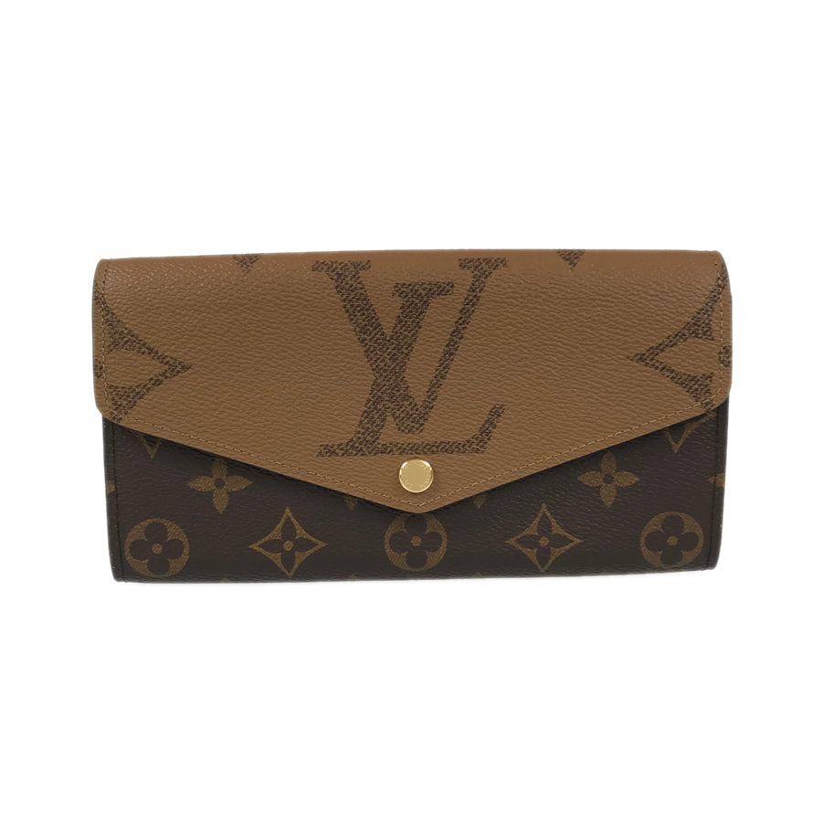 LOUIS VUITTON Monogram Giant Reverse Portefeiulle Sarah M80726 Long wallet Folding cover lid