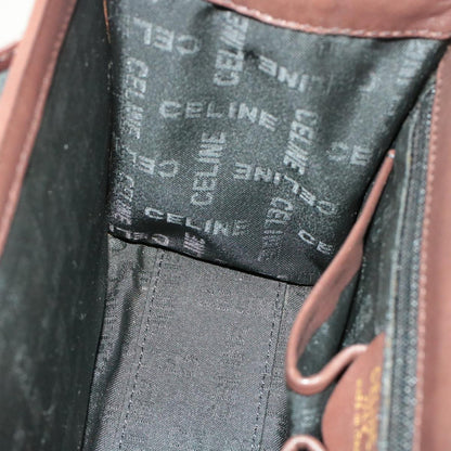 Celine Hand Bag Leather 2way Brown  rd530