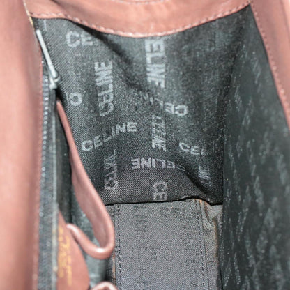 Celine Hand Bag Leather 2way Brown  rd530