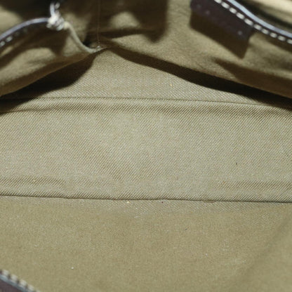 Celine Paris Macadam Canvas Hand Bag Brown  ti813