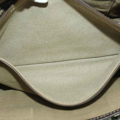 Celine Paris Macadam Canvas Hand Bag Brown  ti813