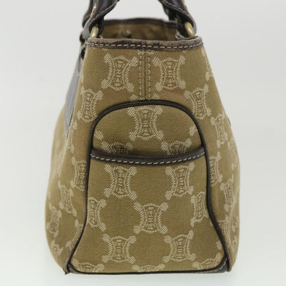 Celine Paris Macadam Canvas Hand Bag Brown  ti813